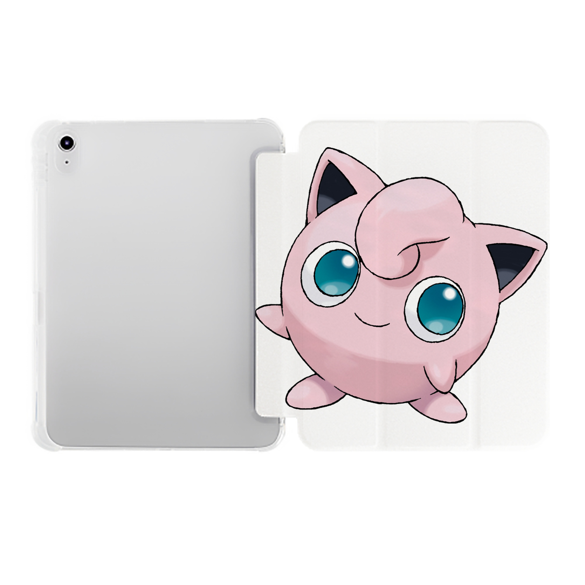 （画像用） ポケットモンスター Pokémon IPad ケース ペン収納付き 三つ折りスタンド PUレザー×シリコン 対応機種9.5/10.5/10.9インチ